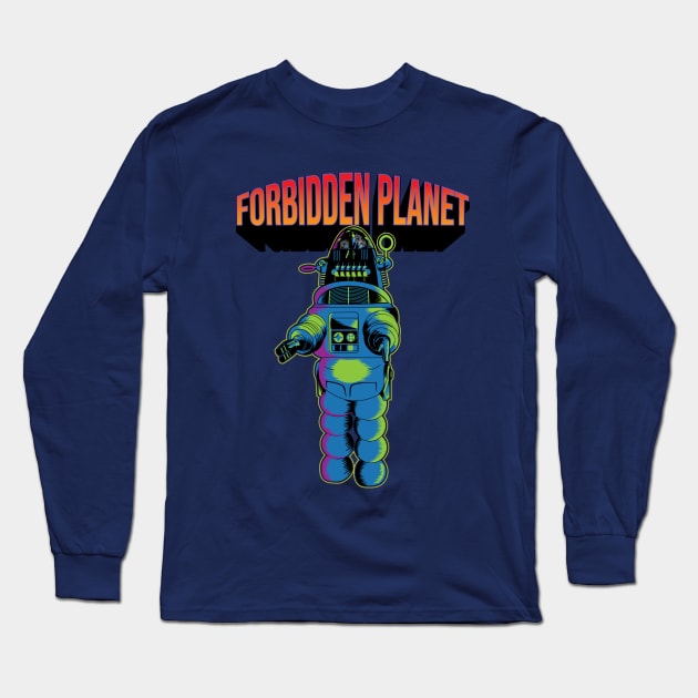 Forbidden Planet Long Sleeve T-Shirt by Limey_57